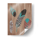 Feathers De Madera De Deriva Ii - June Erica Vess | Cuadro decorativo de Canvas Lab