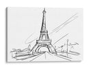 Servilleta en Paris - DIEGO D L | Cuadro decorativo de Canvas Lab