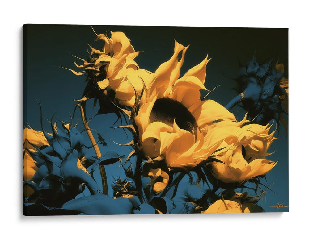 Girasoles derretidos  II - DIEGO D L | Cuadro decorativo de Canvas Lab