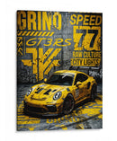 Yellow Apex - Puffy Design | Cuadro decorativo de Canvas Lab