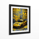 Yellow Apex - Puffy Design | Cuadro decorativo de Canvas Lab