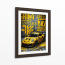 Yellow Apex - Puffy Design | Cuadro decorativo de Canvas Lab