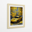 Yellow Apex - Puffy Design | Cuadro decorativo de Canvas Lab