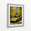 Yellow Apex - Puffy Design | Cuadro decorativo de Canvas Lab