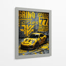 Yellow Apex - Puffy Design | Cuadro decorativo de Canvas Lab
