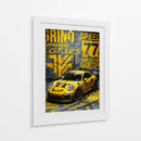 Yellow Apex - Puffy Design | Cuadro decorativo de Canvas Lab