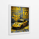Yellow Apex - Puffy Design | Cuadro decorativo de Canvas Lab