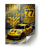 Yellow Apex - Puffy Design | Cuadro decorativo de Canvas Lab