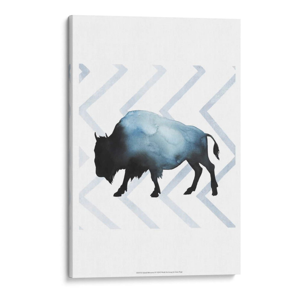 Siluetas De Animales Iv - Grace Popp | Cuadro decorativo de Canvas Lab