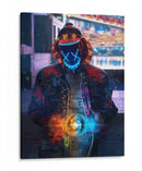 Hechicero Ciber - Puffy Design | Cuadro decorativo de Canvas Lab