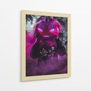 Fuego Purpúreo - Puffy Design | Cuadro decorativo de Canvas Lab