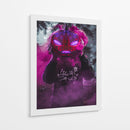 Fuego Purpúreo - Puffy Design | Cuadro decorativo de Canvas Lab