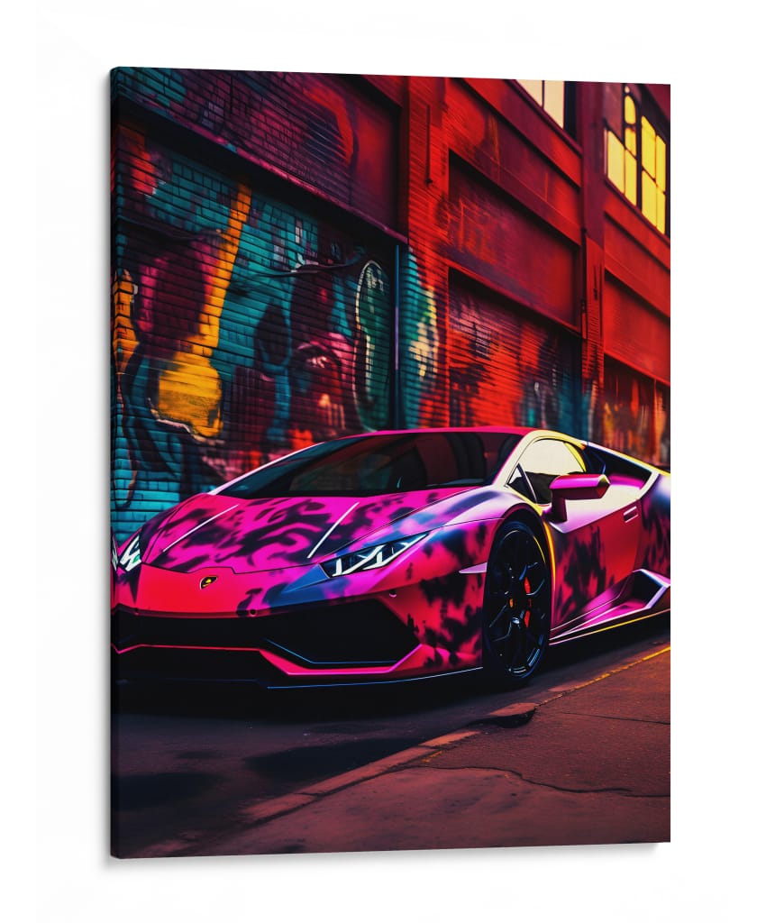 Estilo Callejero Lambo - Sae Art | Cuadro decorativo de Canvas Lab
