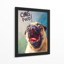 Pug Hambriento - Puffy Design | Cuadro decorativo de Canvas Lab