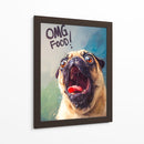 Pug Hambriento - Puffy Design | Cuadro decorativo de Canvas Lab