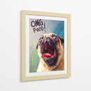 Pug Hambriento - Puffy Design | Cuadro decorativo de Canvas Lab