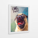 Pug Hambriento - Puffy Design | Cuadro decorativo de Canvas Lab