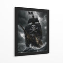 Barco Pirata - Puffy Design | Cuadro decorativo de Canvas Lab