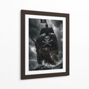 Barco Pirata - Puffy Design | Cuadro decorativo de Canvas Lab