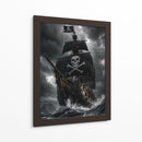 Barco Pirata - Puffy Design | Cuadro decorativo de Canvas Lab
