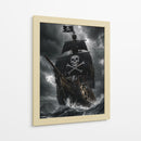 Barco Pirata - Puffy Design | Cuadro decorativo de Canvas Lab