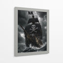 Barco Pirata - Puffy Design | Cuadro decorativo de Canvas Lab