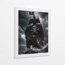 Barco Pirata - Puffy Design | Cuadro decorativo de Canvas Lab
