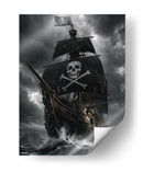 Barco Pirata - Puffy Design | Cuadro decorativo de Canvas Lab