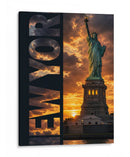Atardecer en Liberty - Puffy Design | Cuadro decorativo de Canvas Lab