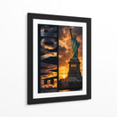 Atardecer en Liberty - Puffy Design | Cuadro decorativo de Canvas Lab