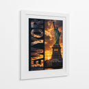 Atardecer en Liberty - Puffy Design | Cuadro decorativo de Canvas Lab