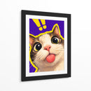 Gato Gracioso - Puffy Design | Cuadro decorativo de Canvas Lab