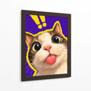Gato Gracioso - Puffy Design | Cuadro decorativo de Canvas Lab