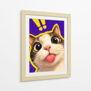 Gato Gracioso - Puffy Design | Cuadro decorativo de Canvas Lab