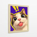 Gato Gracioso - Puffy Design | Cuadro decorativo de Canvas Lab