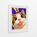 Gato Gracioso - Puffy Design | Cuadro decorativo de Canvas Lab