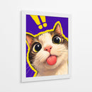 Gato Gracioso - Puffy Design | Cuadro decorativo de Canvas Lab