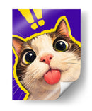 Gato Gracioso - Puffy Design | Cuadro decorativo de Canvas Lab