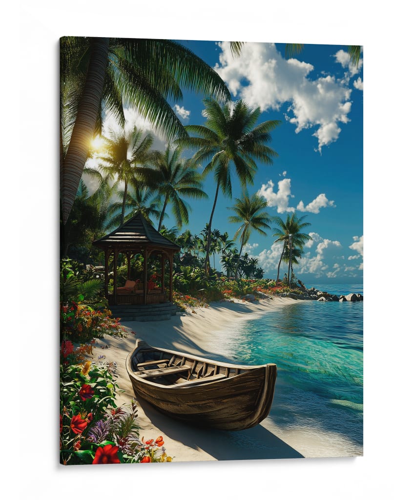 Paraíso Tropical - Puffy Design | Cuadro decorativo de Canvas Lab