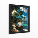 Paraíso Tropical - Puffy Design | Cuadro decorativo de Canvas Lab