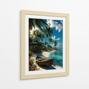 Paraíso Tropical - Puffy Design | Cuadro decorativo de Canvas Lab