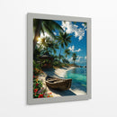 Paraíso Tropical - Puffy Design | Cuadro decorativo de Canvas Lab