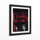 Lamborghini Rojo Neón - Puffy Design | Cuadro decorativo de Canvas Lab