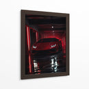 Lamborghini Rojo Neón - Puffy Design | Cuadro decorativo de Canvas Lab