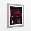 Lamborghini Rojo Neón - Puffy Design | Cuadro decorativo de Canvas Lab