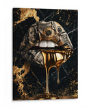 Dinero de Oro Goteando - Puffy Design | Cuadro decorativo de Canvas Lab