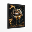 Dinero de Oro Goteando - Puffy Design | Cuadro decorativo de Canvas Lab