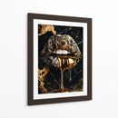 Dinero de Oro Goteando - Puffy Design | Cuadro decorativo de Canvas Lab