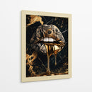 Dinero de Oro Goteando - Puffy Design | Cuadro decorativo de Canvas Lab
