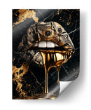 Dinero de Oro Goteando - Puffy Design | Cuadro decorativo de Canvas Lab